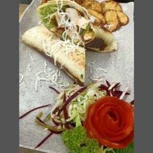 paneer tikka wrap