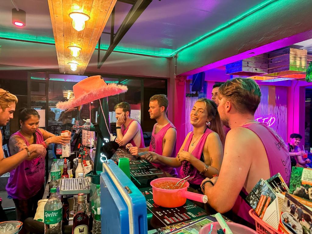 Slumber Party Hostel Chiang Mai social lounge area