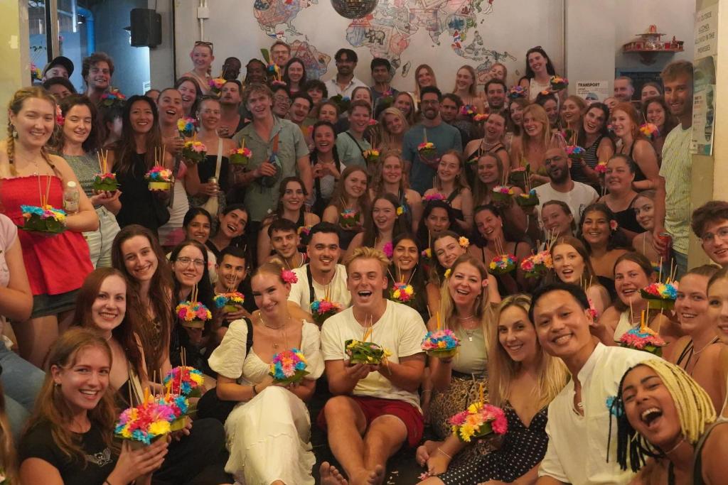 Dorm room at Stamps Backpackers Hostel in Chiang Mai 2025