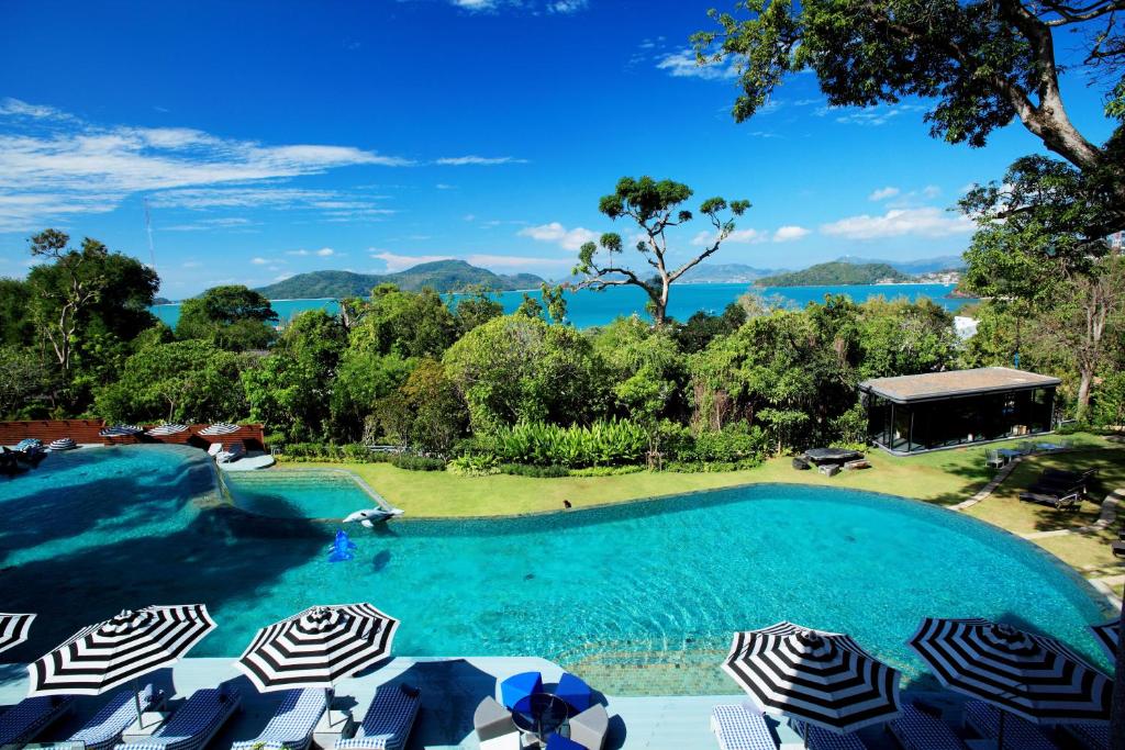 Private pool villa at Phuket luxury resort for couples