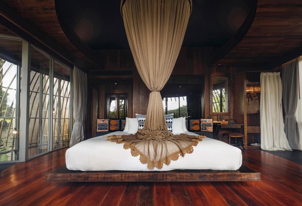 Aerial view of beach resorts in Phuket for couples